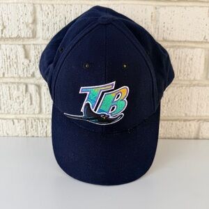 Vintage Tampa Bay Devil Rays Hat Cap Black Sports Specialties MLB Baseball